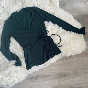 Aritzia Wilfred wrap top